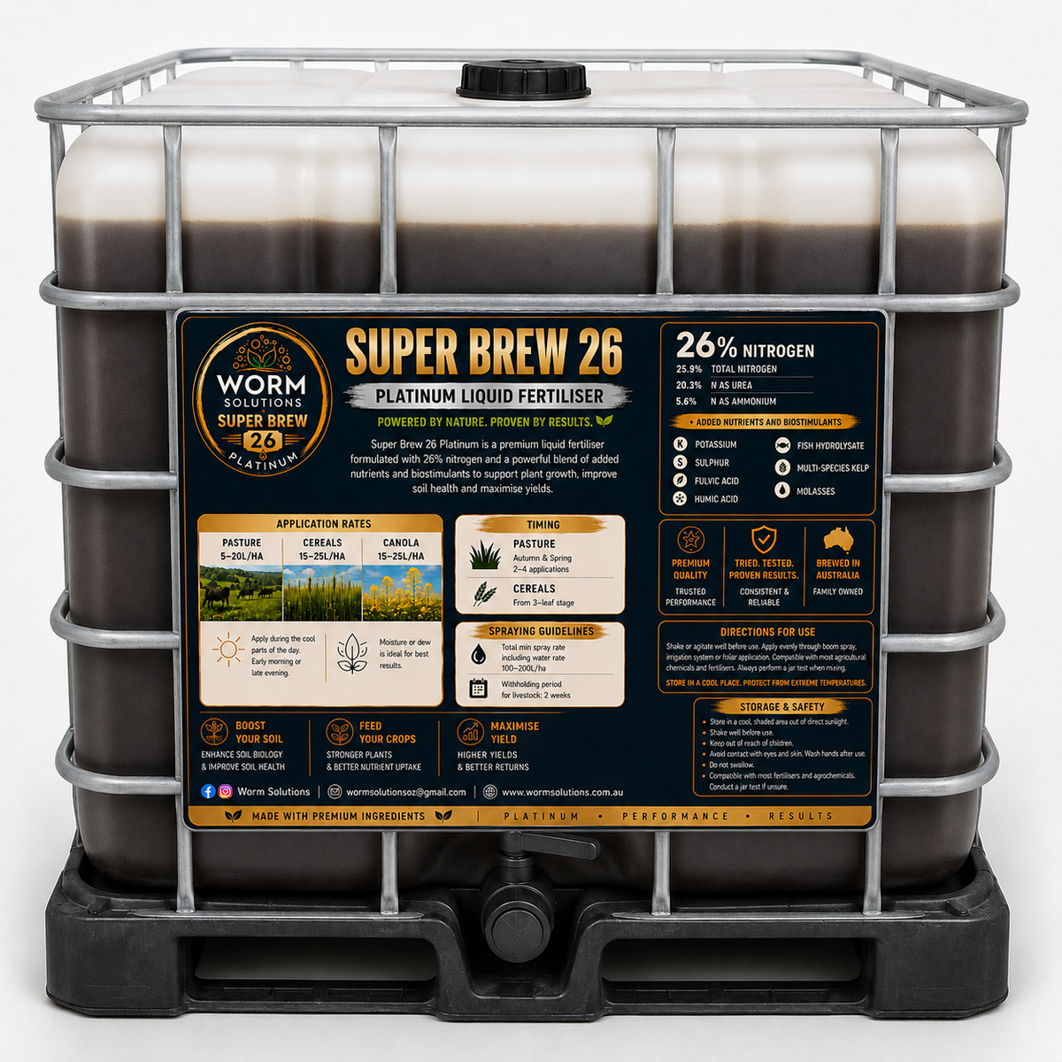 1000L SUPERBREW 26% Nitrogen Platinum Blend:
