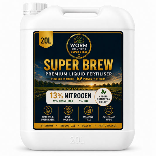20 Litre Worm Solutions SuperBrew + 13% Nitrogen: #SHIPPING INCLUDED IN PRICE#