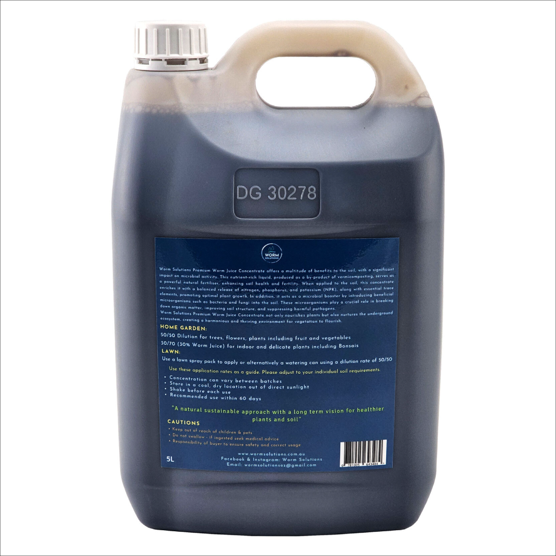 Premium Worm Solutions Worm Juice - 5L