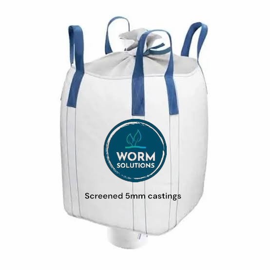 Bulka Bag Of 5mm Screened Worm Castings. Approximately 1000L.. #CONTACT FOR DELIVERY QUOTE#