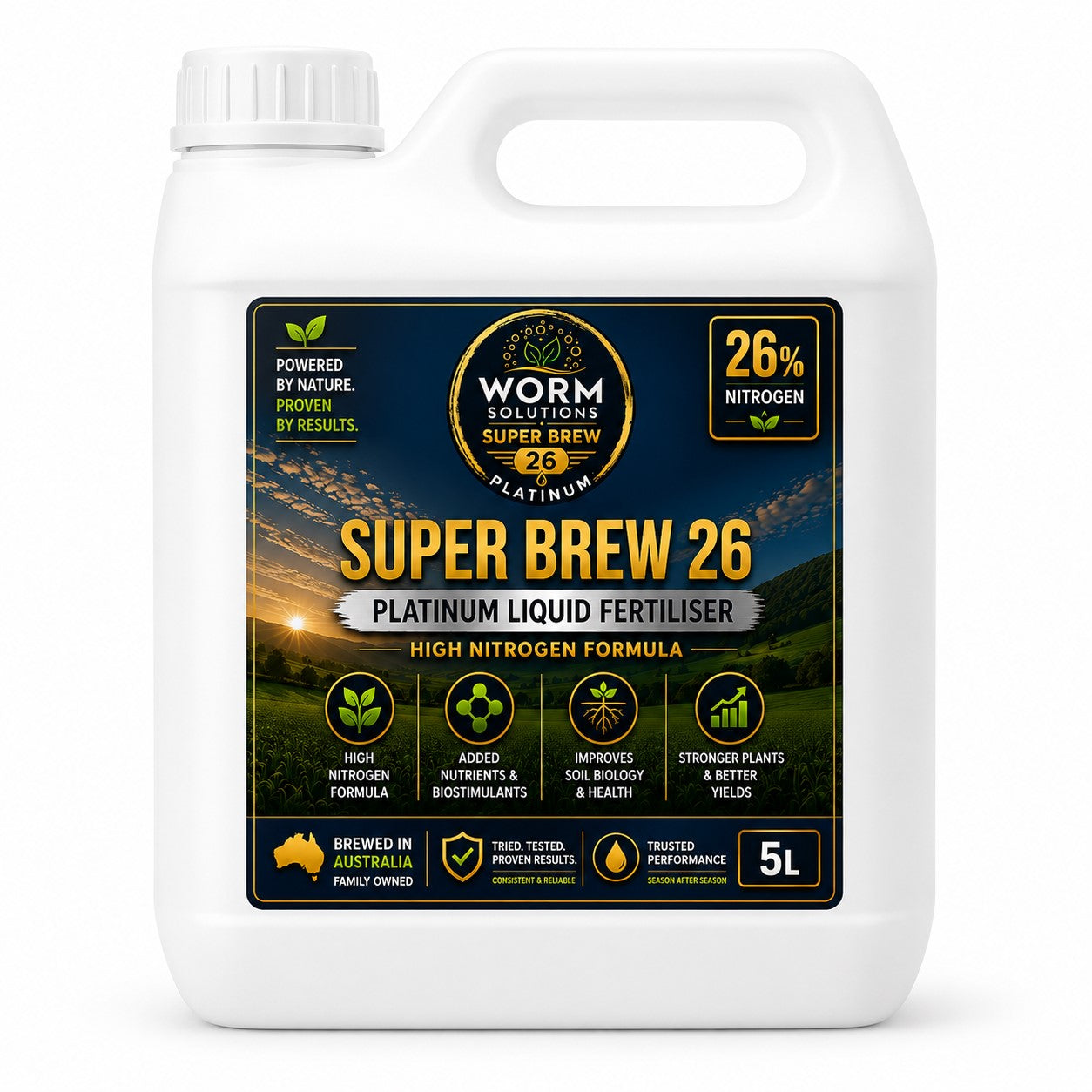5 Litre SUPERBREW 26 % Nitrogen Platinum Blend # SHIPPING INCLUDED #