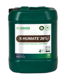 20L Omnia K26% Liquified Humate Soil Conditioner. ##CERTIFIED ORGANIC##