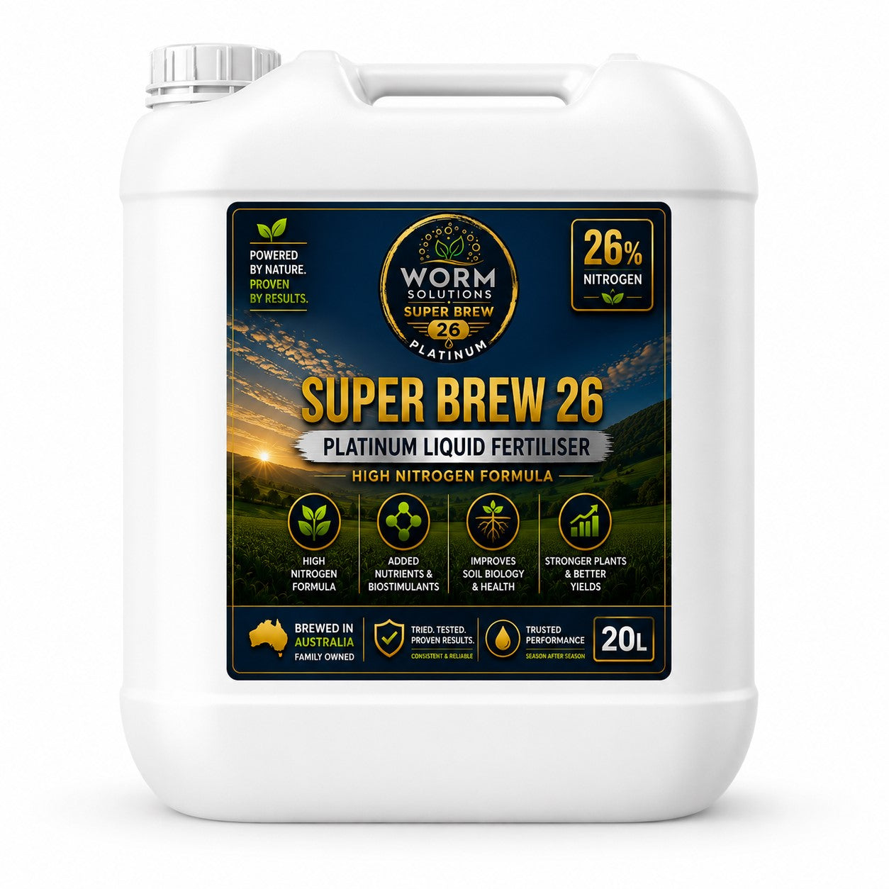 20 Litre SUPERBREW 26% Nitrogen PLATINUM Blend: # SHIPPING INCLUDED #