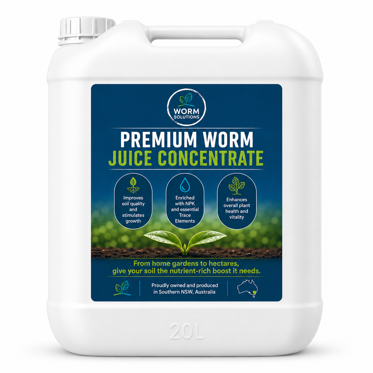 20 Litre Premium Worm Solutions Worm Juice:                       #SHIPPING INCLUDED IN PRICE#